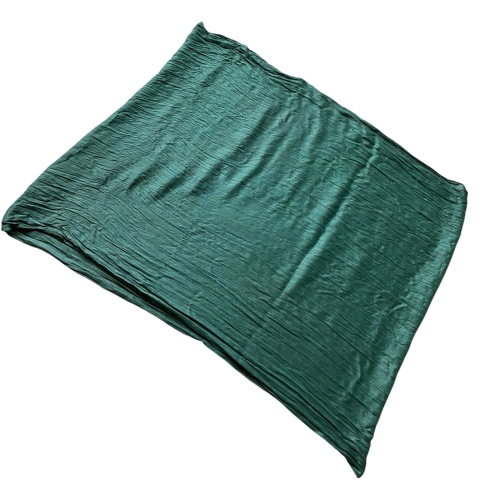 Emerald green infinity scarf - Picture 5 of 11